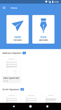 تحميل Zoho Sign - Fill & eSign docs عمل لنظام أندرويد لقطة شاشة 2