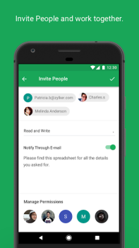 تطبيق جداول البيانت-Zoho Sheet