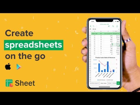 تطبيق جداول البيانت-Zoho Sheet