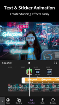 تحميل Motion Ninja Video Editor مشغلات الفيديو والمحررين لنظام أندرويد لقطة شاشة 2