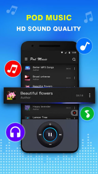 تحميل Bass Equalizer & Pod Music الموسيقى والصوت لنظام أندرويد لقطة شاشة 4