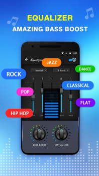 تحميل Bass Equalizer & Pod Music الموسيقى والصوت لنظام أندرويد لقطة شاشة 5