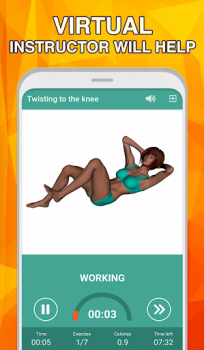 تحميل 7 minute abs workout: Daily Ab الصحة واللياقة البدنية لنظام أندرويد لقطة شاشة 2