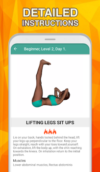 تحميل 7 minute abs workout: Daily Ab الصحة واللياقة البدنية لنظام أندرويد لقطة شاشة 4