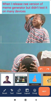 تحميل Meme Maker وسائل الترفيه لنظام أندرويد لقطة شاشة 3