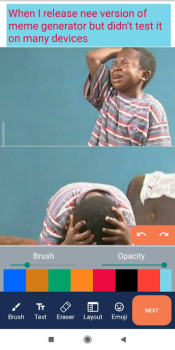 تحميل Meme Maker وسائل الترفيه لنظام أندرويد لقطة شاشة 5