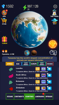 تحميل Idle World - Build The Planet ألعاب عارضة لنظام أندرويد لقطة شاشة 2