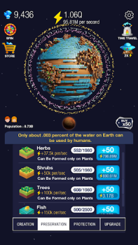 تحميل Idle World - Build The Planet ألعاب عارضة لنظام أندرويد لقطة شاشة 3