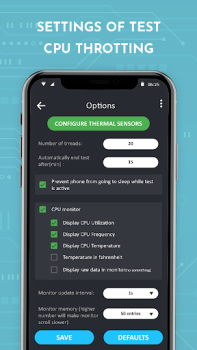 تحميل CPU Throttling Test: CPU Slowdown أدوات لنظام أندرويد لقطة شاشة 4