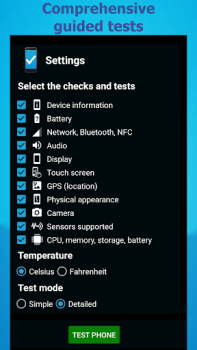 تحميل Phone Check and Test أدوات لنظام أندرويد لقطة شاشة 2