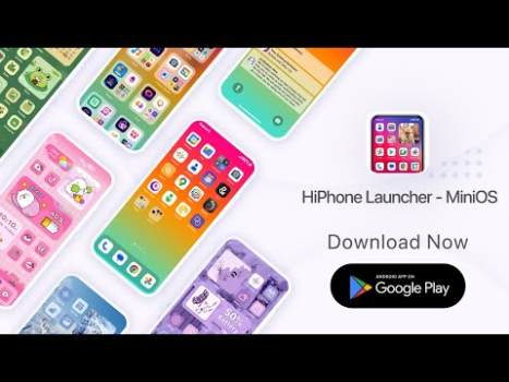 تحميل HiPhone Launcher, Phone 15 أدوات لنظام أندرويد