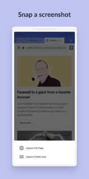 تحميل Vivaldi Browser Snapshot الاتصالات لنظام أندرويد لقطة شاشة 6