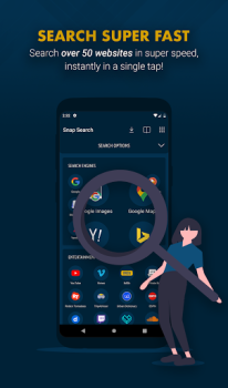 تحميل Snap Search - Private Browser الاتصالات لنظام أندرويد لقطة شاشة 3