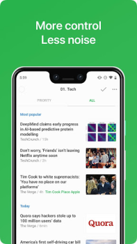 تحميل Feedly - Smarter News Reader الأخبار والمجلات لنظام أندرويد لقطة شاشة 3
