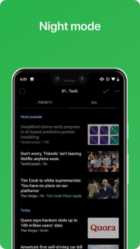 تحميل Feedly - Smarter News Reader الأخبار والمجلات لنظام أندرويد لقطة شاشة 5