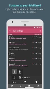 تحميل MailDroid -  Email App الاتصالات لنظام أندرويد لقطة شاشة 5