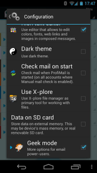 تحميل ProfiMail Go - email client الاتصالات لنظام أندرويد لقطة شاشة 3