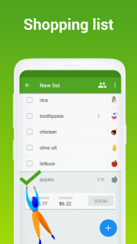 تحميل Listonic: Grocery List App المشتريات لنظام أندرويد لقطة شاشة 2
