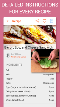 تحميل Recipe Calendar - Meal Planner طعام و شراب لنظام أندرويد لقطة شاشة 4