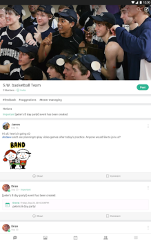 تحميل BAND - App for all groups الاجتماعية لنظام أندرويد لقطة شاشة 7