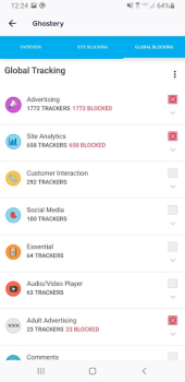 تحميل Ghostery Privacy Browser عمل لنظام أندرويد لقطة شاشة 3