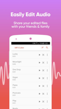 تحميل MP3 Cutter - Ringtone Maker And Audio Editor الموسيقى والصوت لنظام أندرويد لقطة شاشة 3