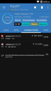 تحميل BiglyBT, Torrent Downloader أدوات لنظام أندرويد لقطة شاشة 3