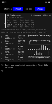 تحميل CPDT Benchmark〉Storage, memory أدوات لنظام أندرويد لقطة شاشة 3