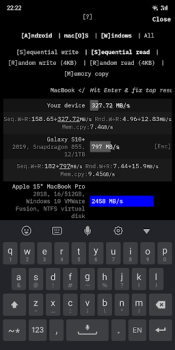 تحميل CPDT Benchmark〉Storage, memory أدوات لنظام أندرويد لقطة شاشة 4