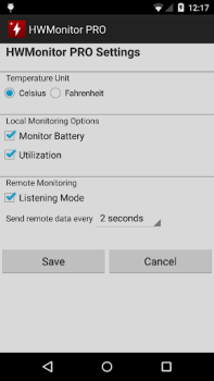تحميل HWMonitor PRO أدوات لنظام أندرويد لقطة شاشة 4
