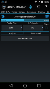 تحميل 3C CPU Manager (root) أدوات لنظام أندرويد لقطة شاشة 5