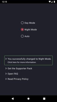 تحميل Dark Mode إضفاء الطابع الشخصي لنظام أندرويد لقطة شاشة 2