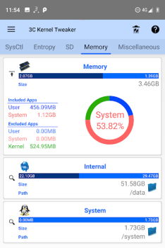 تحميل 3C System Manager (root) أدوات لنظام أندرويد لقطة شاشة 3