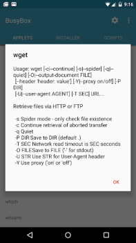 تحميل BusyBox for Android أدوات لنظام أندرويد لقطة شاشة 4