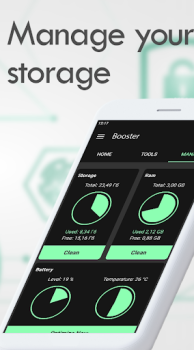 تحميل Booster for Android: optimizer & cache cleaner أدوات لنظام أندرويد لقطة شاشة 3