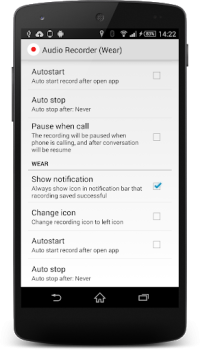 تحميل Wear Audio Recorder الموسيقى والصوت لنظام أندرويد لقطة شاشة 4