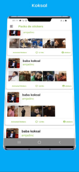تحميل Koksal Baba Stickers  Animated الاتصالات لنظام أندرويد لقطة شاشة 2