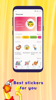 تحميل New Stickers for WA and WAStickerApps  Love الاجتماعية لنظام أندرويد لقطة شاشة 2