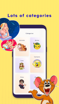 تحميل New Stickers for WA and WAStickerApps  Love الاجتماعية لنظام أندرويد لقطة شاشة 3