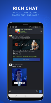 تحميل Steam Chat الاتصالات لنظام أندرويد لقطة شاشة 2
