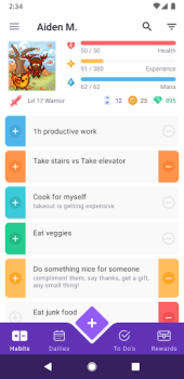 تحميل Habitica: Gamify Your Tasks عمل لنظام أندرويد لقطة شاشة 2