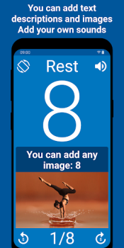 تحميل Tabata Timer: Interval Timer الصحة واللياقة البدنية لنظام أندرويد لقطة شاشة 3