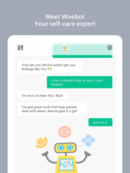 تحميل Woebot: The Mental Health Ally الدواء لنظام أندرويد لقطة شاشة 6