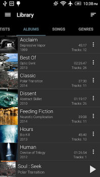 تحميل GoneMAD Music Player (Trial) الموسيقى والصوت لنظام أندرويد لقطة شاشة 3
