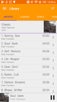 تحميل GoneMAD Music Player (Trial) الموسيقى والصوت لنظام أندرويد لقطة شاشة 4