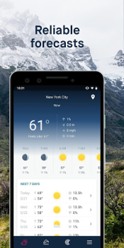 تحميل WeatherPro: Forecast & Radar طقس لنظام أندرويد لقطة شاشة 2