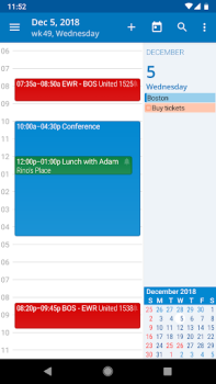 تحميل aCalendar - your calendar عمل لنظام أندرويد لقطة شاشة 2