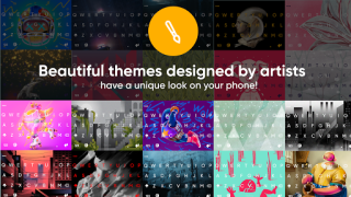 تحميل لوحة المفاتيح Fleksy emoji app إضفاء الطابع الشخصي لنظام أندرويد لقطة شاشة 5