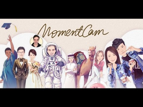 مومنت كام للرسوم والملصقات