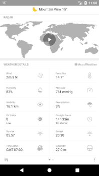 تحميل Weather Mate (Weather M8) طقس لنظام أندرويد لقطة شاشة 4